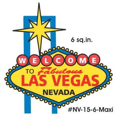 Las Vegas Sign Maxi Magnet (6 Square Inch)
