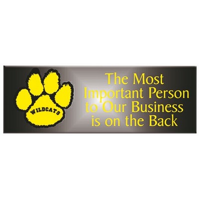 Paw Print Panoramic Photo Hand Mirror (1 5/8"x4 5/8")