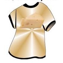 Cheese T-Shirt Lapel Pin