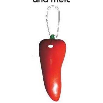 Red Chili Pepper Zipper Pull