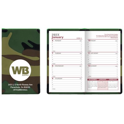 Camouflage Weekly Pocket Planner