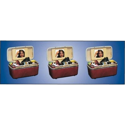 Makeup Case Panoramic Metal Photo Magnet
