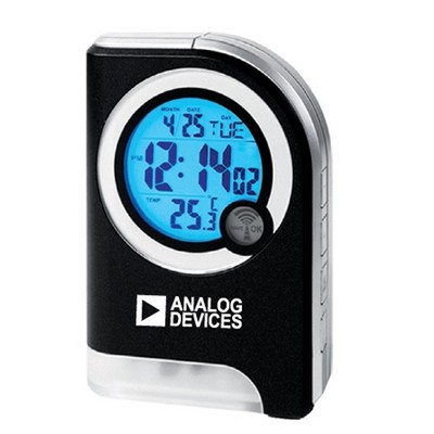 Atomic Travel Alarm Clock w/Torch Light