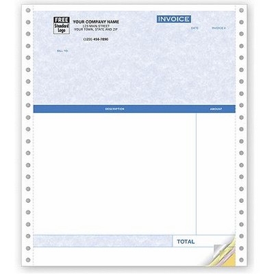 Parchment Profesional Invoices (4 Part)