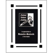 Clear Acrylic Frame Plaque w/ Solid Black Center - 9"x11"