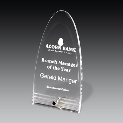 Fasten Stand Up Magellan Award™ (4¼"x8"x½")