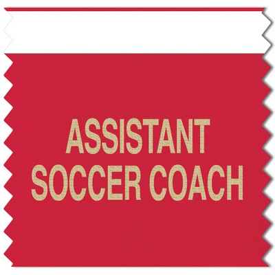 Custom Printed Horizontal Tape Top Ribbon (3"x3")