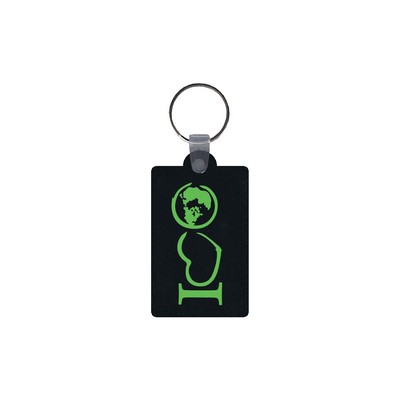Rectangle Flat Tire Key Tag