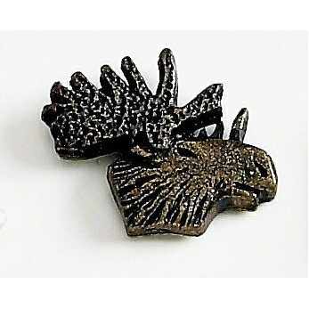 Moose Head Marken Design Cast Lapel Pin (Up to 3/4")