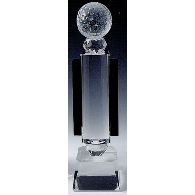 Crystal Golf Award (12"x3¾")