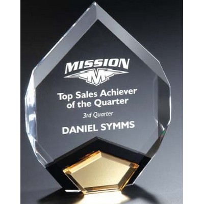 Gold Mirror Marquis Award (7"x9")