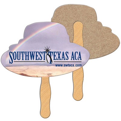 Dress Hat Recycled Hand Fan