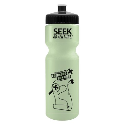 Garyline® Journey Glow-in-the-Dark Bike Bottle - 28 oz.