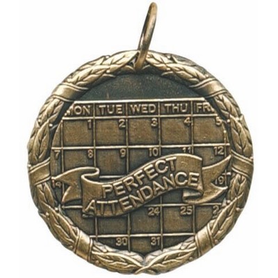 Perfect Attendance Medal - 1-1/4"