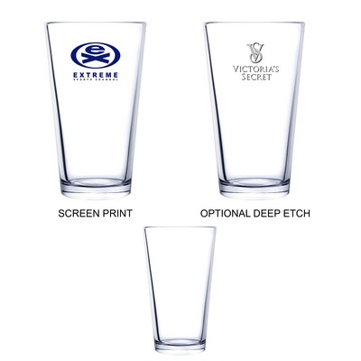 16 oz Pilsner Selection Beer Glass (Screen Printed)