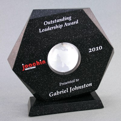 Global 8 Award (9 1/4"x8 3/4"x2 3/4")
