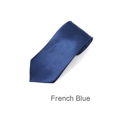 Men's Solid Silk Neck Tie