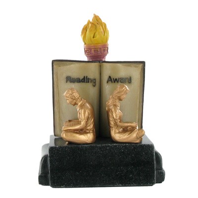 5½" Reading Award Scholastic Resin Trophy