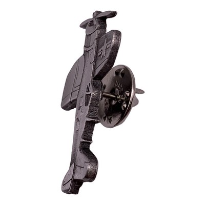 Large Crossed Candy Canes Lapel Pin