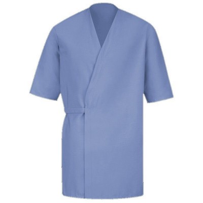 Red Kap™ Collarless Pocketless Butcher Wrap - Light Blue