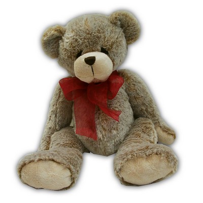 Custom Plush Brown Bear w/ Ribbon
