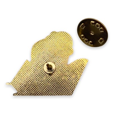 Santa in Sleigh Lapel Pin