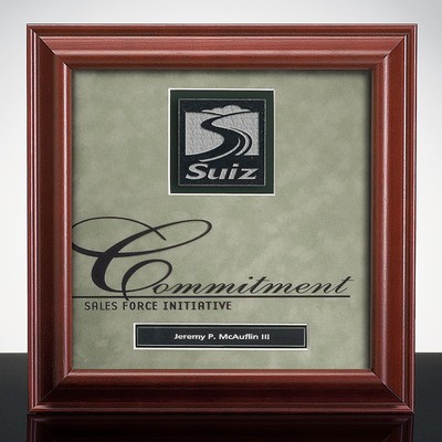 REFINE: Framed Stone Wall Award w/Black Granite