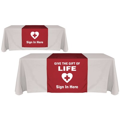 30" x 84" Digitally Printed Table Runners