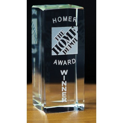 Crystal Mason Award (4¾" x 2" x 2")
