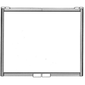 Rigid Clear Hinged Plastic Box (8 1/8"x6 1/4"x1/2")