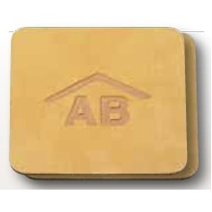 Set of 2 Square Nubuck Coasters