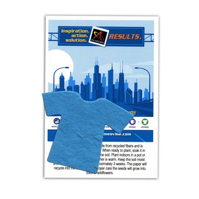 Seed Paper T Shirt Shape