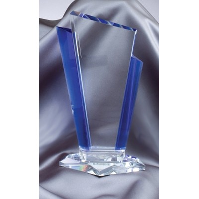 Blue/Clear Glass Award (6.25"x10")