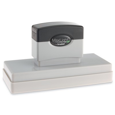 MaxLight™ Pre-Inked Rectangle Stamp (1 1/2" x 4 1/2")