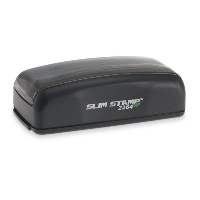 Slim Stamp™ Pre-Inked Rectangle Stamp (7/8" x 2 1/2")
