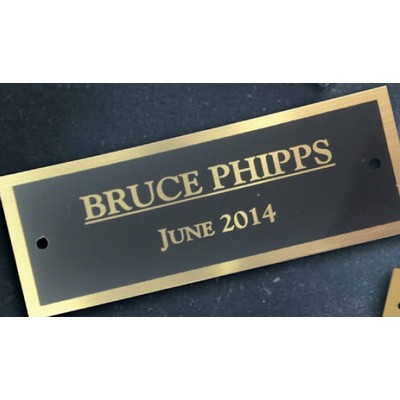 Brass Name Plates 4"x5"