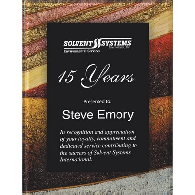 Acrylic Art Series Autumn Harvest Deco Plaque - 8 1/2"