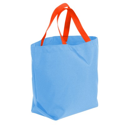 USA & Union Made 600D Poly Convention Tote Bag (20"x16"x6")