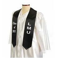 Custom 72" Graduation Sash - Black