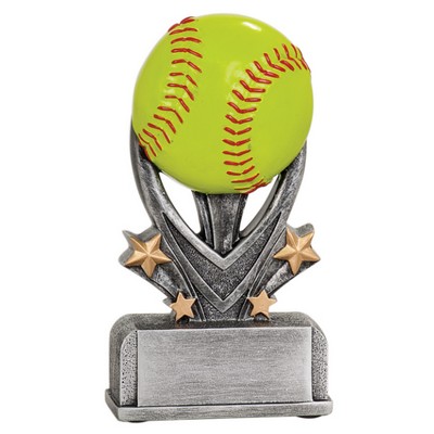 Varsity Sport Resin Softball Award - 7"