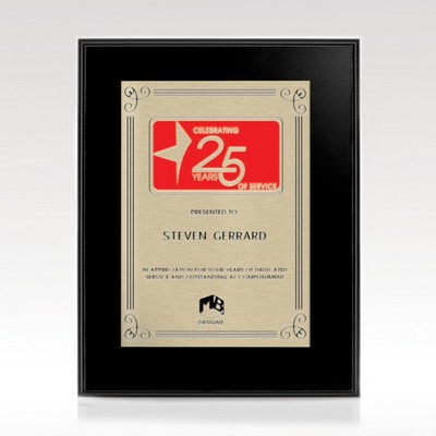 Gold Plaque Alamosa 7x9