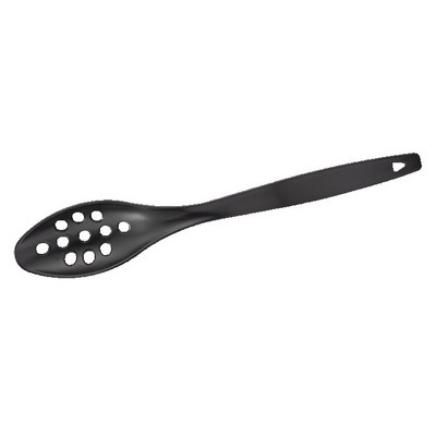 12" Perforated Spoon Black