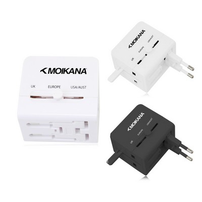 Worldwide Power Adapter W/ Usb Port