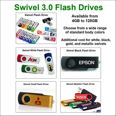 Swivel 3.0 Flash Drive - 16 GB Memory