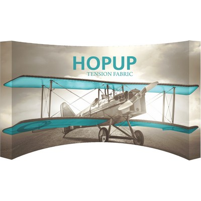 Hopup™ 15' Full Height Curved Display & Full Fitted Graphic