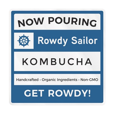 Square Sticker | Round Corners | 7" x 7" | Clear Static | Static Back | Screen