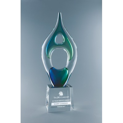 Escape Art Glass Crystal Award