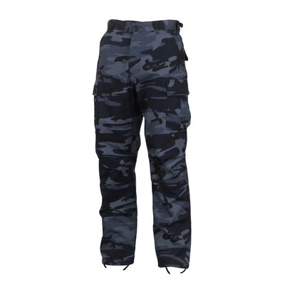 Midnight Blue Camo Tactical BDU Pants (3X-Large)