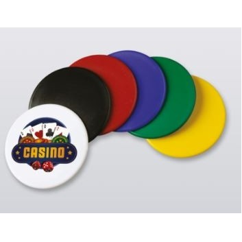 1 5/8" Plastic Tokens (4-Color)