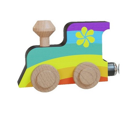 ENGP - 2" Wood Engine with full color imprint